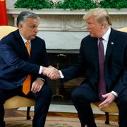 Orbán och Trump, arkivbild. 