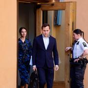 Utrikeshandelsminister Benjamin Dousa (M).