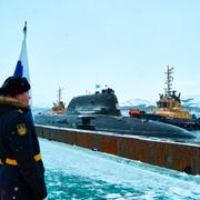 Den ryska kärnvapenubåten ”Arkhangelsk” sjösattes vid sin bas i Rysslands norra flotta.