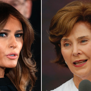 Melania Trump, Laura Bush. 