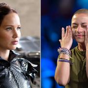 ​Bild från Hunger Games. Parkland-eleven Emma Gonzalez.