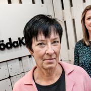 Mona Sahlin och Anna Carlstedt