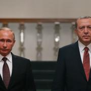 Putin och Erdogan vid en presskonferens i oktober.