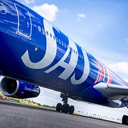 SAS-plan på Köpenhamns flygplats.