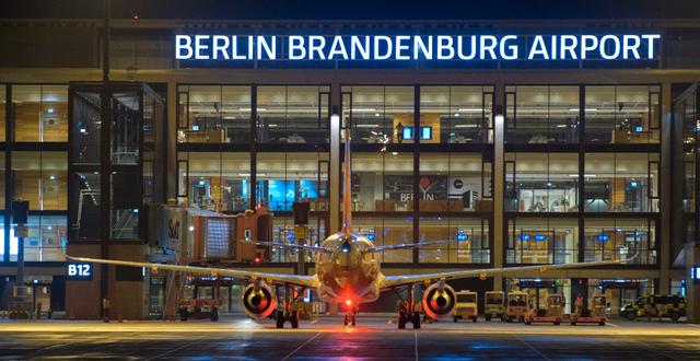 Flygplan på Berlin Brandenburg-flygplatsen. Soeren Stache / AP