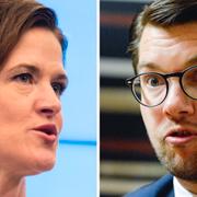 Anna Kinberg Batra och Jimmie Åkesson.