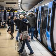 Tunnelbanestationen Slussen.