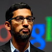 Arkivbild: Googles vd Sundar Pichai. 