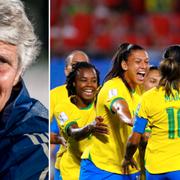 Pia Sundhage / Brasiliens landslag under årets VM. 