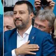 Farage/Salvini och Le Pen.