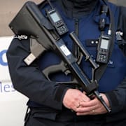 Belgisk polis. Virginia Mayo / AP