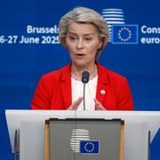 EU-kommissionens ordförande Ursula von der Leyen.