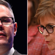 Skotske finansministern  Derek Mackay / Skottlands försteminister Nicola Sturgeon.