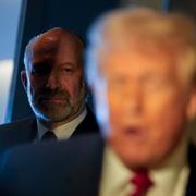 Howard Lutnick och Donald Trump.