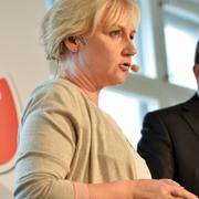 Helene Hellmark Knutsson och Stefan Löfven