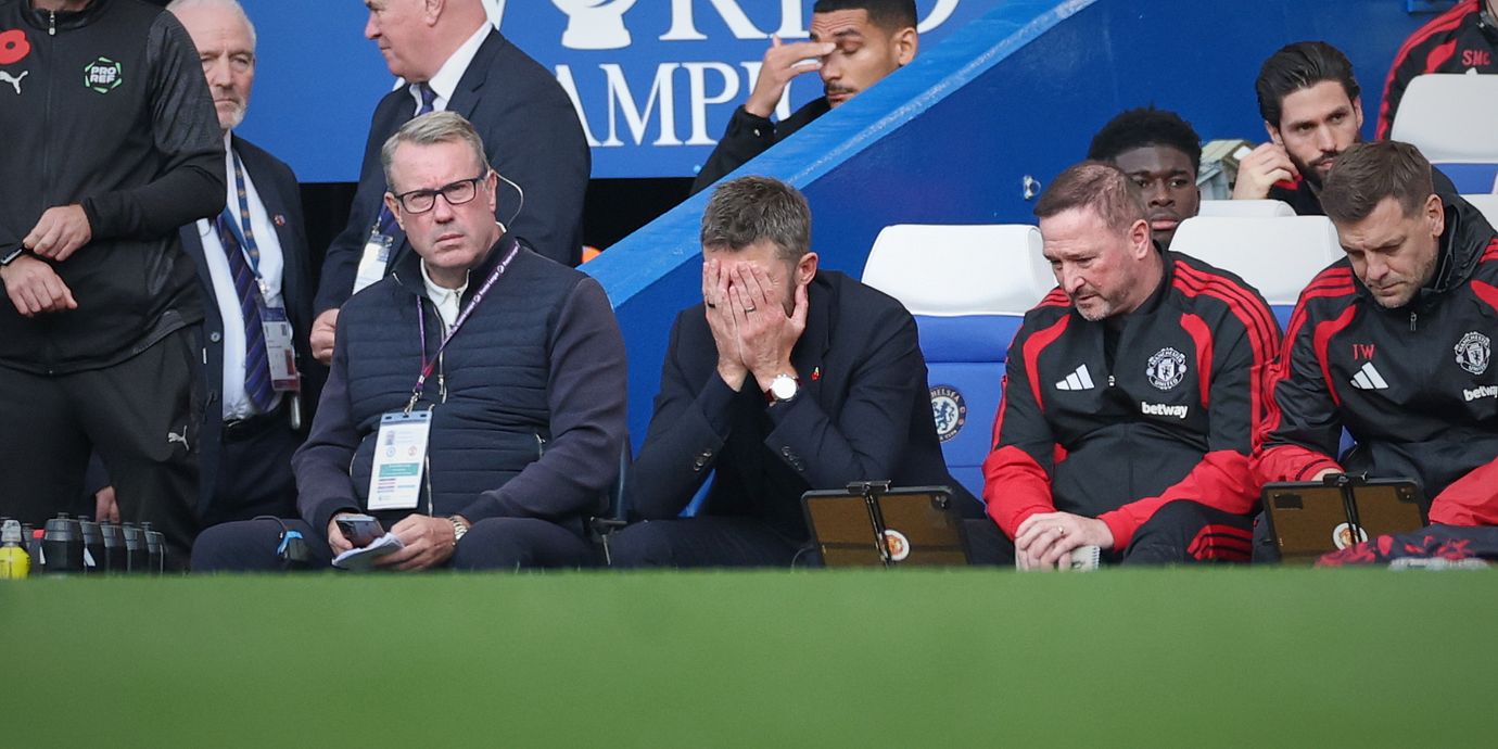 Manchester Uniteds Michael Carrick under matchen. 