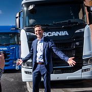 Lastbilstillverkaren Scanias och Tratons vd Christian Levin.