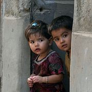Afghanska flyktingar i Pakistan, arkivbild från 2023.