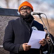 Malcolm Momodou Jallow i Malmö 2022.