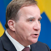 Stefan Löfven och L-ledaren Nyamko Sabuni.