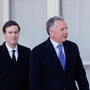 USA:s sändebud Steve Witkoff och Jared Kushner.