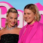 Margot Robbie & Greta Gerwig på galapremiären