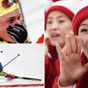 Hanna Öberg, Stina Nilsson och den nordkoreanska klacken.