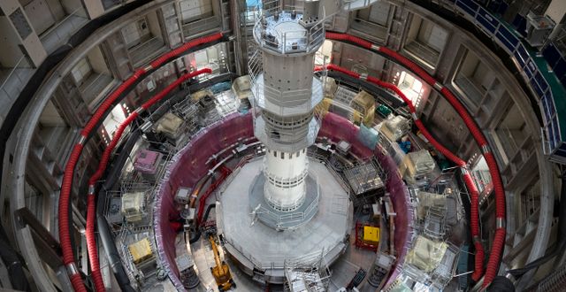 Iter-anläggningen i Frankrike där forskningen kring fusion ska gå vidare. Daniel Cole / AP