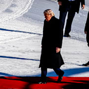 Donald Trump på plats i Davos.