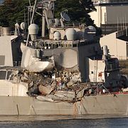 USS Fitzgerald. 