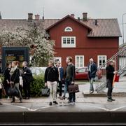 Älmhult tågstation.