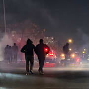 Protesterna i Teheran.
