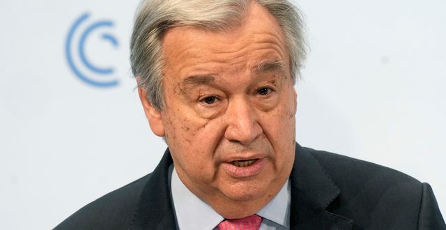 António Guterres AP/TT