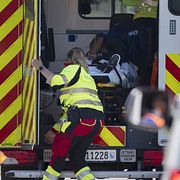 Arkivbild av en schweizisk ambulans.