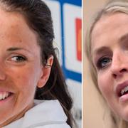 Charlotte Kalla och Therese Johaug.