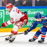 Kvalmatch mellan Oskarshamn och Timrå i våras. 