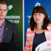 Gustav Fridolin och Åsa Romson
