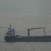 Lastfartyg i Hormuzsundet.