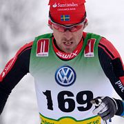 Johan Olsson i spåret på lördagen.