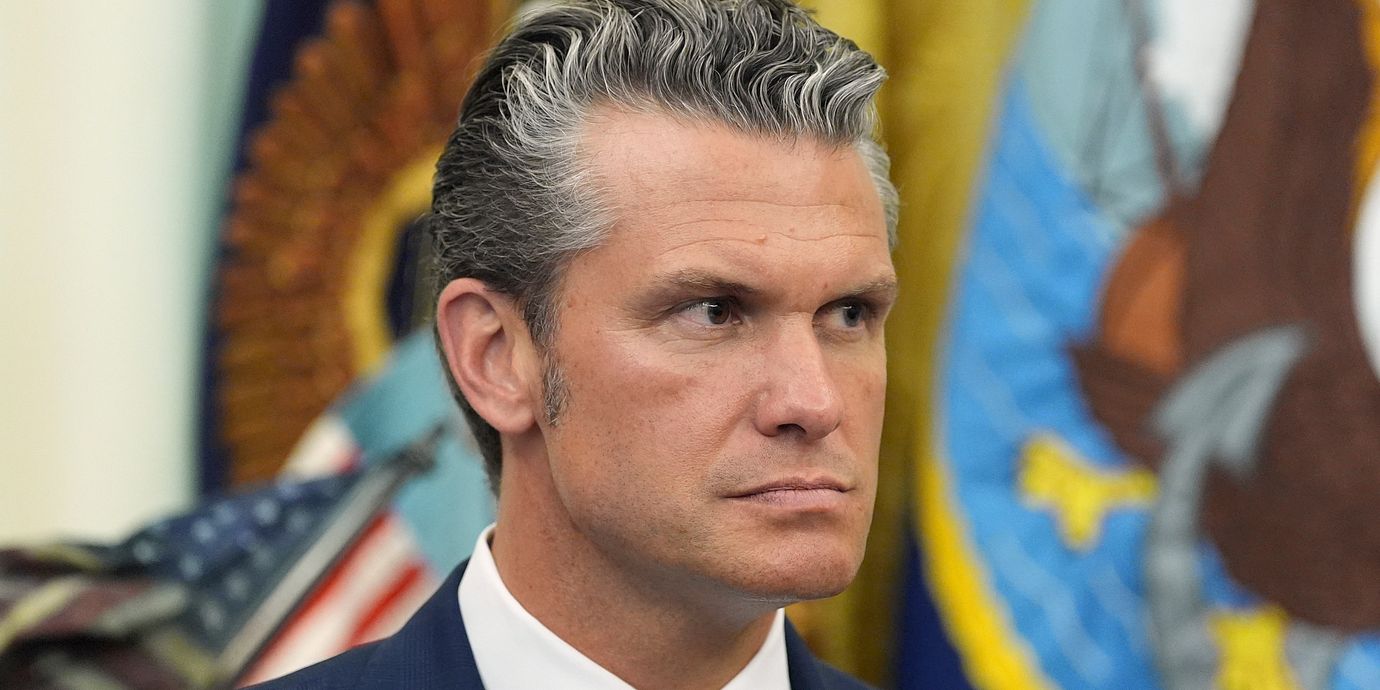 Försvarsminister Pete Hegseth.