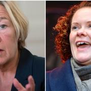 Anneli Hulthén, kommunstyrelsens ordförande i Göteborg och Karin Wanngård, dito i Stockholm