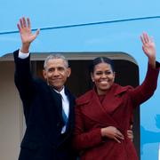 Barack och Michelle Obama.