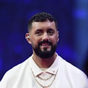 Sami Daniel Rekik under melodifestivalen 2022. 