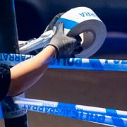 Bild från en annan polisinsats. 