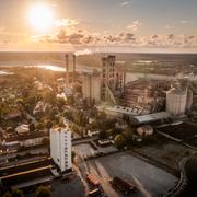 Cementas fabrik i Slite på Gotland.