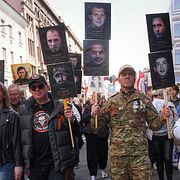 Segerdagsfirande i Sankt Petersburg.