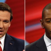 Ron DeSantis och Andrew Gillum.