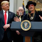 Donald Trump och Kid Rock, 2018.