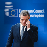 Finlands premiärminister ​Petteri Orpo/Landminor i Israel.