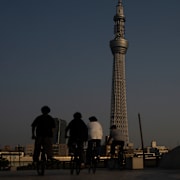 Cyklister i Tokyo. Arkivbild.